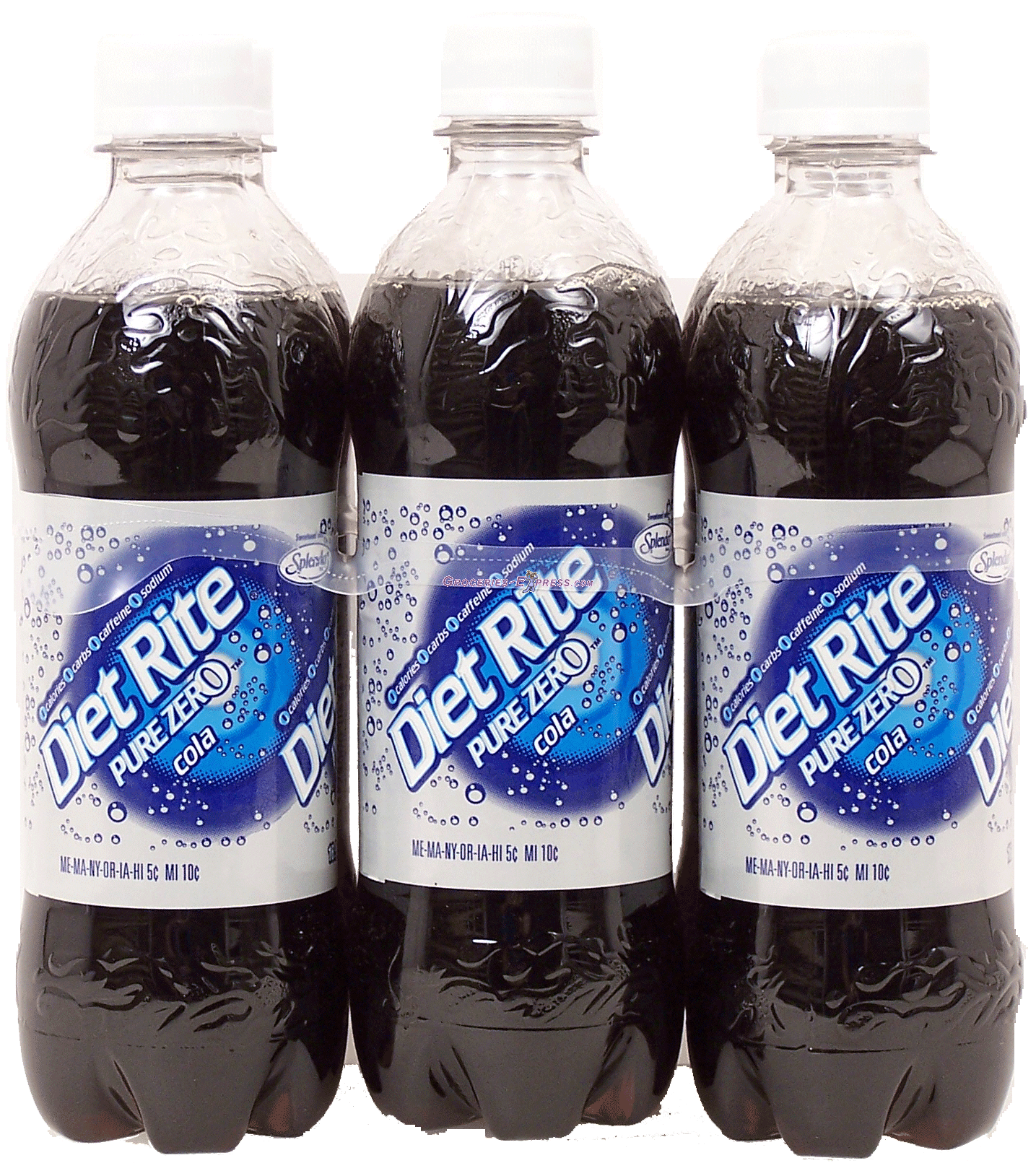 Diet Rite cola always caffeine free & sodium free, 6-pack 1/2 liter bottles Full-Size Picture